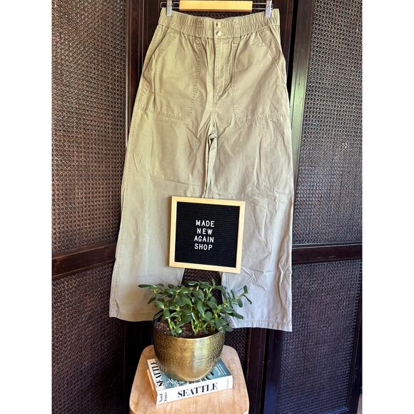 Women's Madewell Olive Cargo Pants Size Medium - Picture 1 of 5